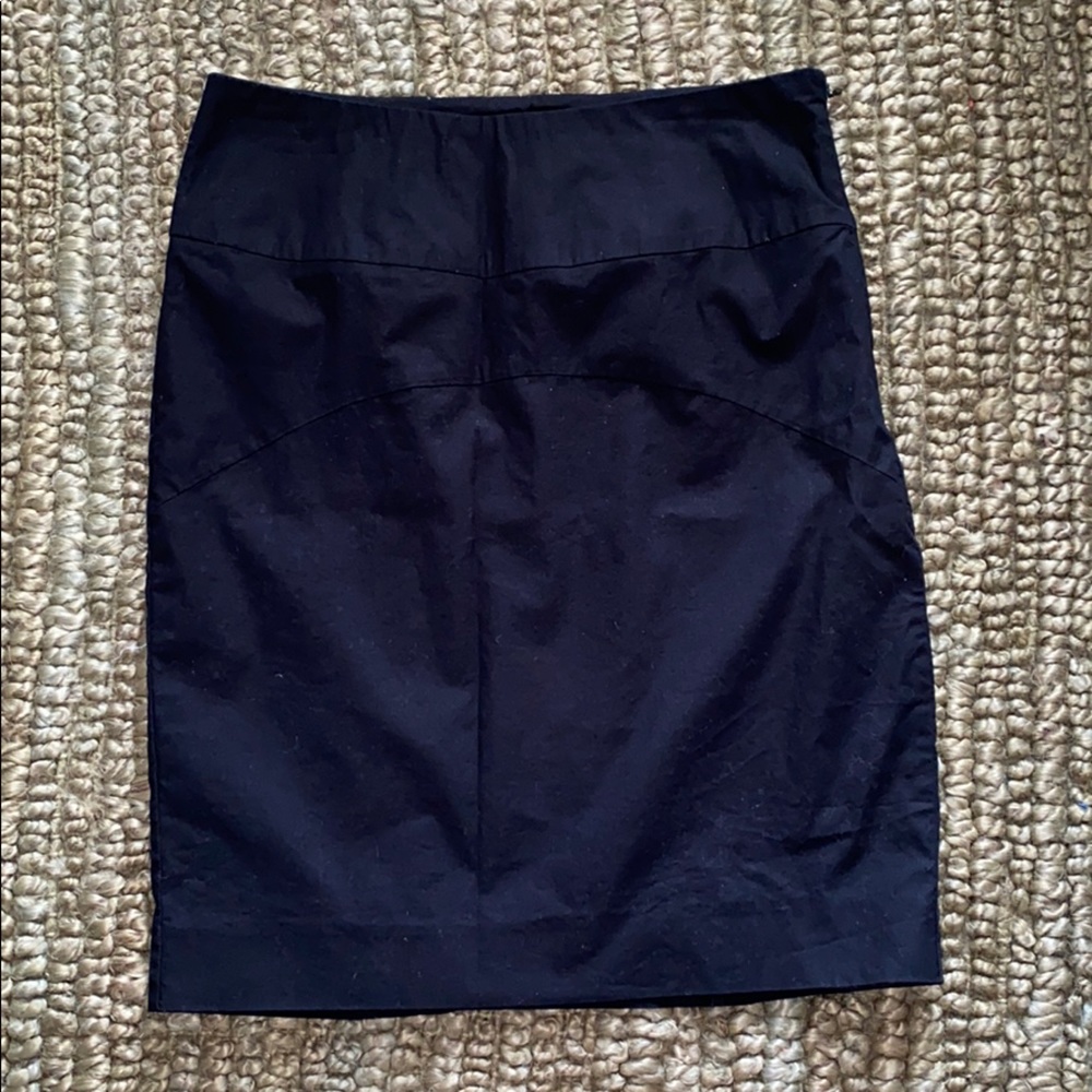 Black pencil skirt